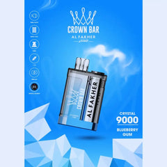 Al Fakher Crown Bar Crystal 9000 Puffs 20mg Disposable Vape