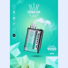 Al Fakher Crown Bar Crystal 9000 Puffs 20mg Disposable Vape