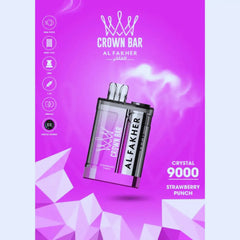 Al Fakher Crown Bar Crystal 9000 Puffs 20mg Disposable Vape