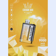 Al Fakher Crown Bar Crystal 9000 Puffs 20mg Disposable Vape