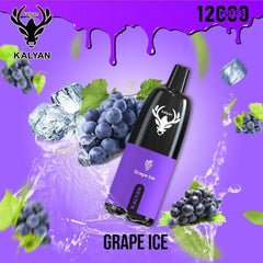 Grape Ice  - Kalyan Pro 12000 Puffs Disposable Vape 50mg in Dubai, UAE