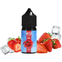 Strawberry Ice - MEGA 30ml E-liquid 30mg & 50mg Salt Nicotine in Dubai, UAE
