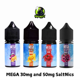 Best MEGA 30ml E-liquid 30mg & 50mg Salt Nicotine Near me in Dubai, UAE