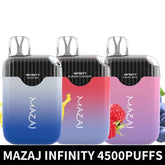 Mazaj Infinity Disposable 4500 Puffs 5% Rechargeable Vape