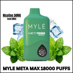 MYLÉ META MAX 18000 PUFFS DISPOSABLE VAPE UAE