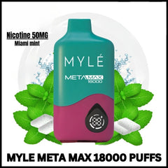 MYLÉ META MAX 18000 PUFFS DISPOSABLE VAPE UAE