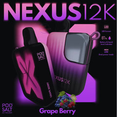 Pod Salt Nexus 12000 Puffs Disposable Vape In Dubai