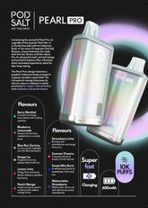 POD SALT PEARL PRO 10000 PUFFS 20MG DISPOSABLE VAPE