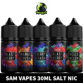 Sam Vapes Salt-Nic 30ml E-juice in 30MG & 50MG in Dubai, UAE
