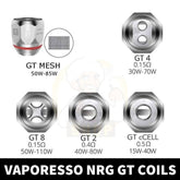 Vaporesso NRG GT Replacement Coils-3PC/PACK
