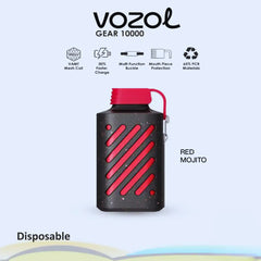 VOZOL GEAR 5% NICOTINE 10000 PUFFS DISPOSABLE VAPE