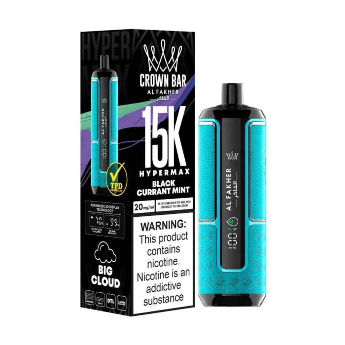 AL FAKHER CROWN BAR HYPERMAX 15000 PUFFS