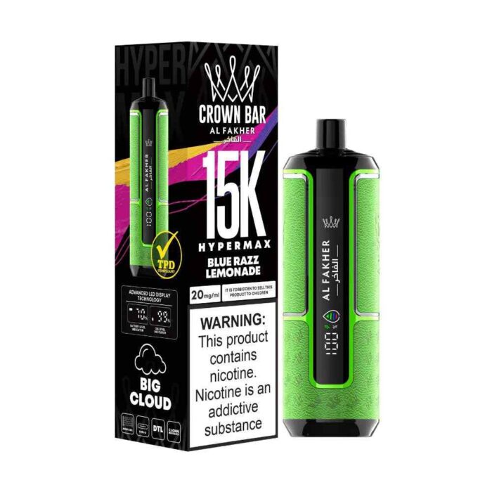AL FAKHER CROWN BAR HYPERMAX 15000 PUFFS