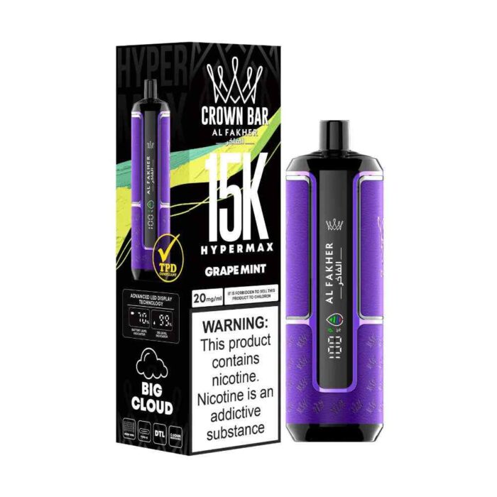 AL FAKHER CROWN BAR HYPERMAX 15000 PUFFS