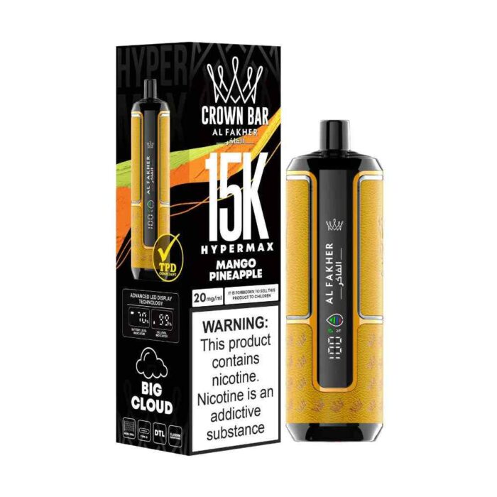 AL FAKHER CROWN BAR HYPERMAX 15000 PUFFS