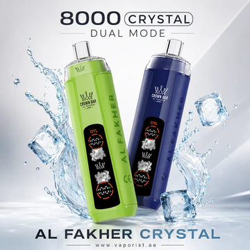 Al Fakher Crown Bar Crystal 8000 Puffs in UAE