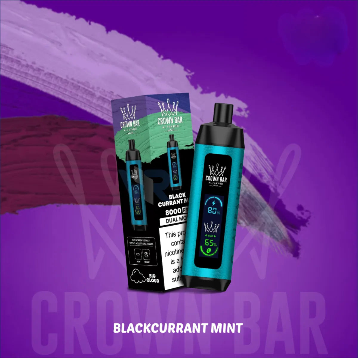 Crown Bar Pro 8000 Puff Al Fakher Disposable Vape In Dubai