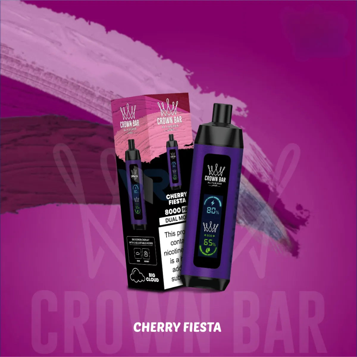Crown Bar Pro 8000 Puff Al Fakher Disposable Vape In Dubai