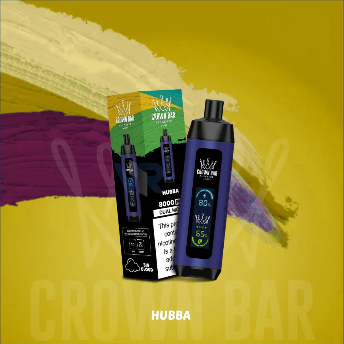 Crown Bar Pro 8000 Puff Al Fakher Disposable Vape In Dubai