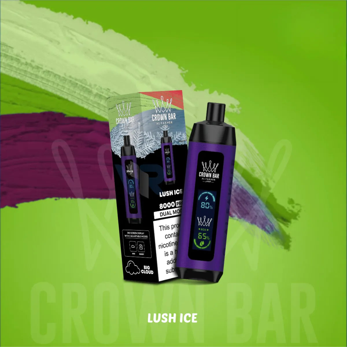 Crown Bar Pro 8000 Puff Al Fakher Disposable Vape In Dubai