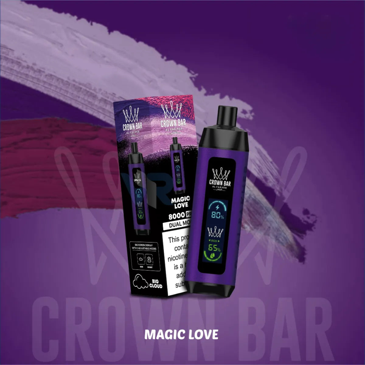 Crown Bar Pro 8000 Puff Al Fakher Disposable Vape In Dubai