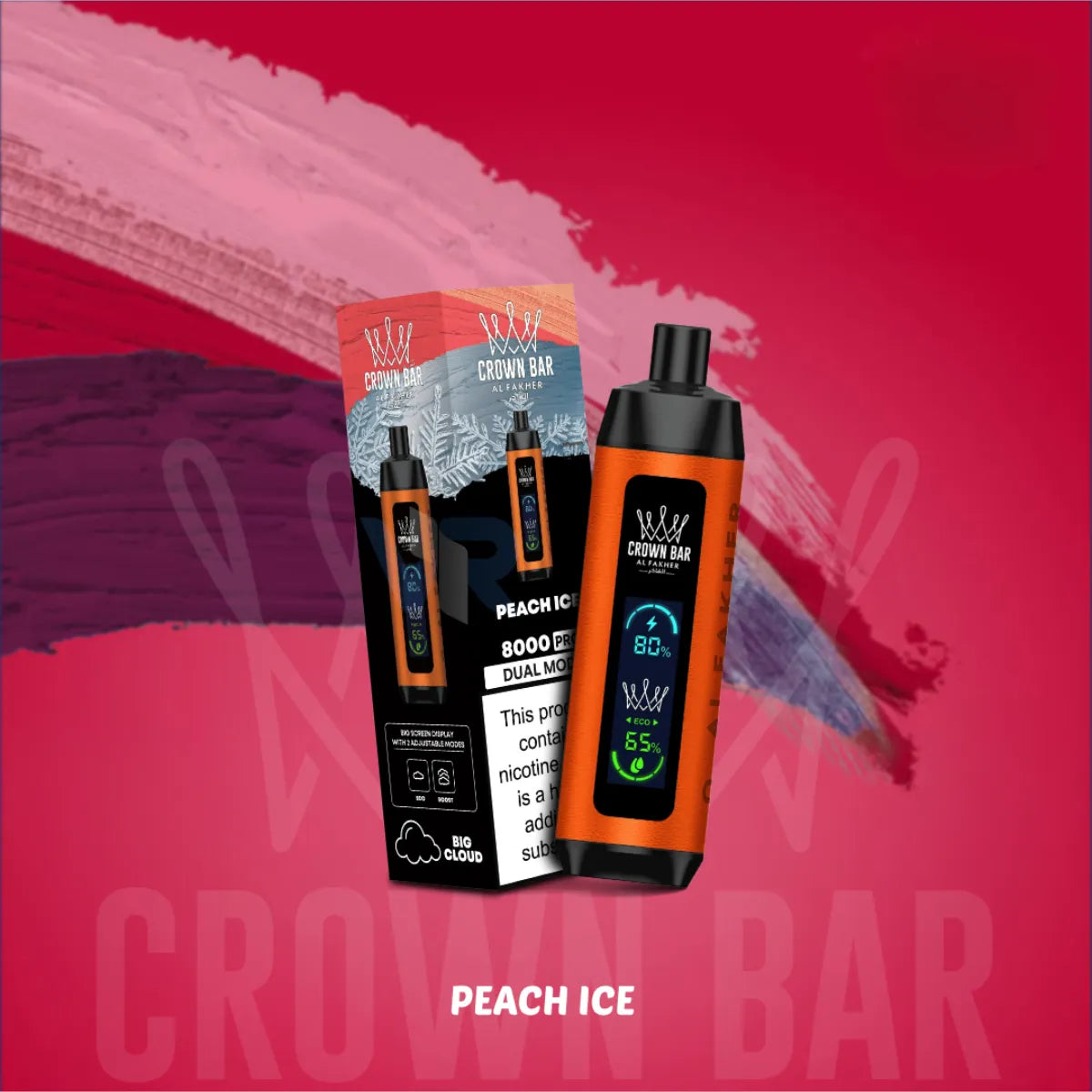 Crown Bar Pro 8000 Puff Al Fakher Disposable Vape In Dubai