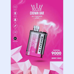 Al Fakher Crown Bar Crystal 9000 Puffs 20mg Disposable Vape