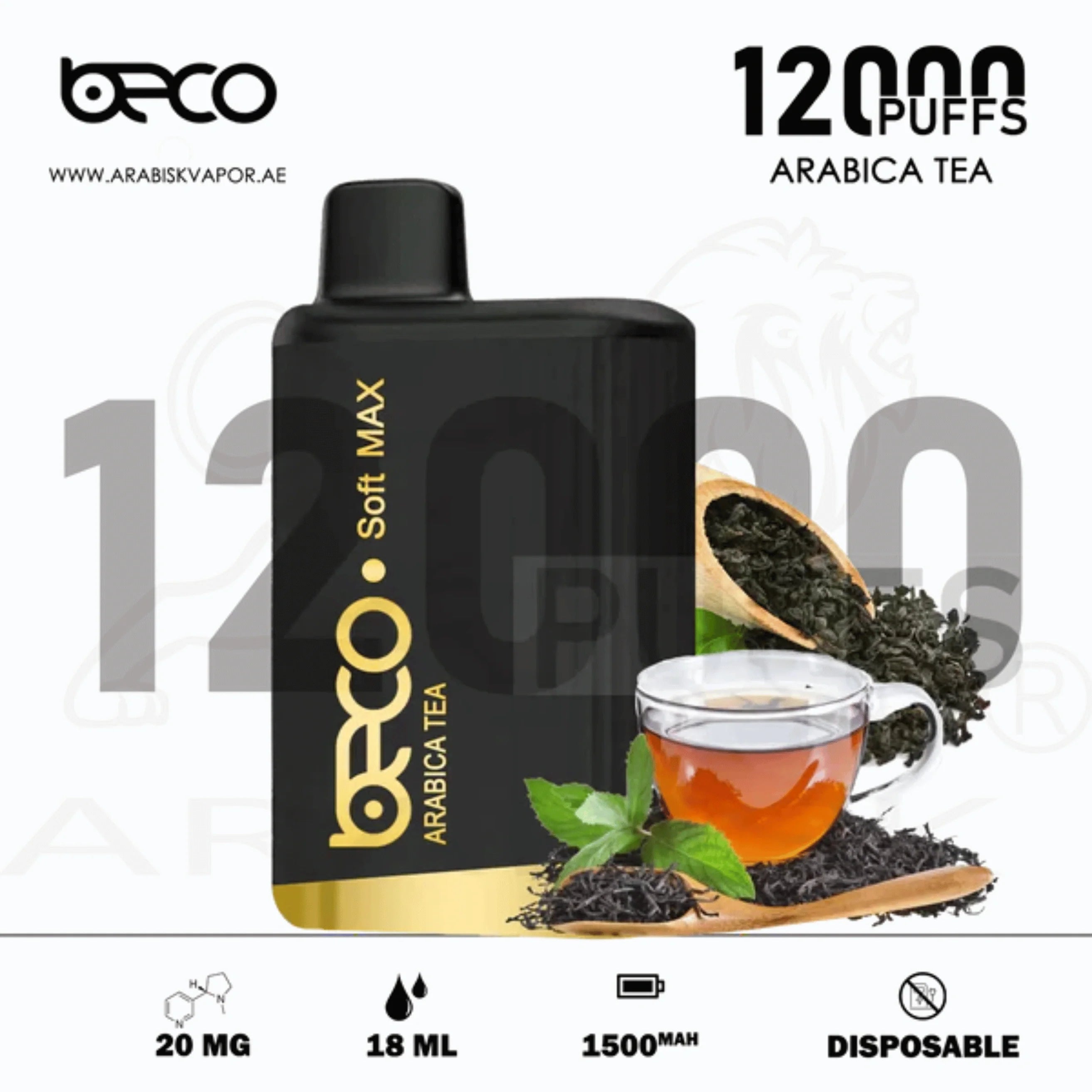 BECO-SOFT-MAX-12000-PUFFS