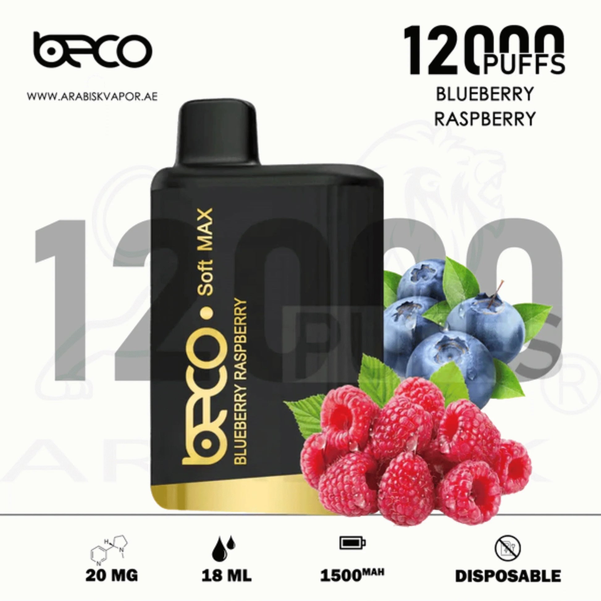 BECO-SOFT-MAX-12000-PUFFS