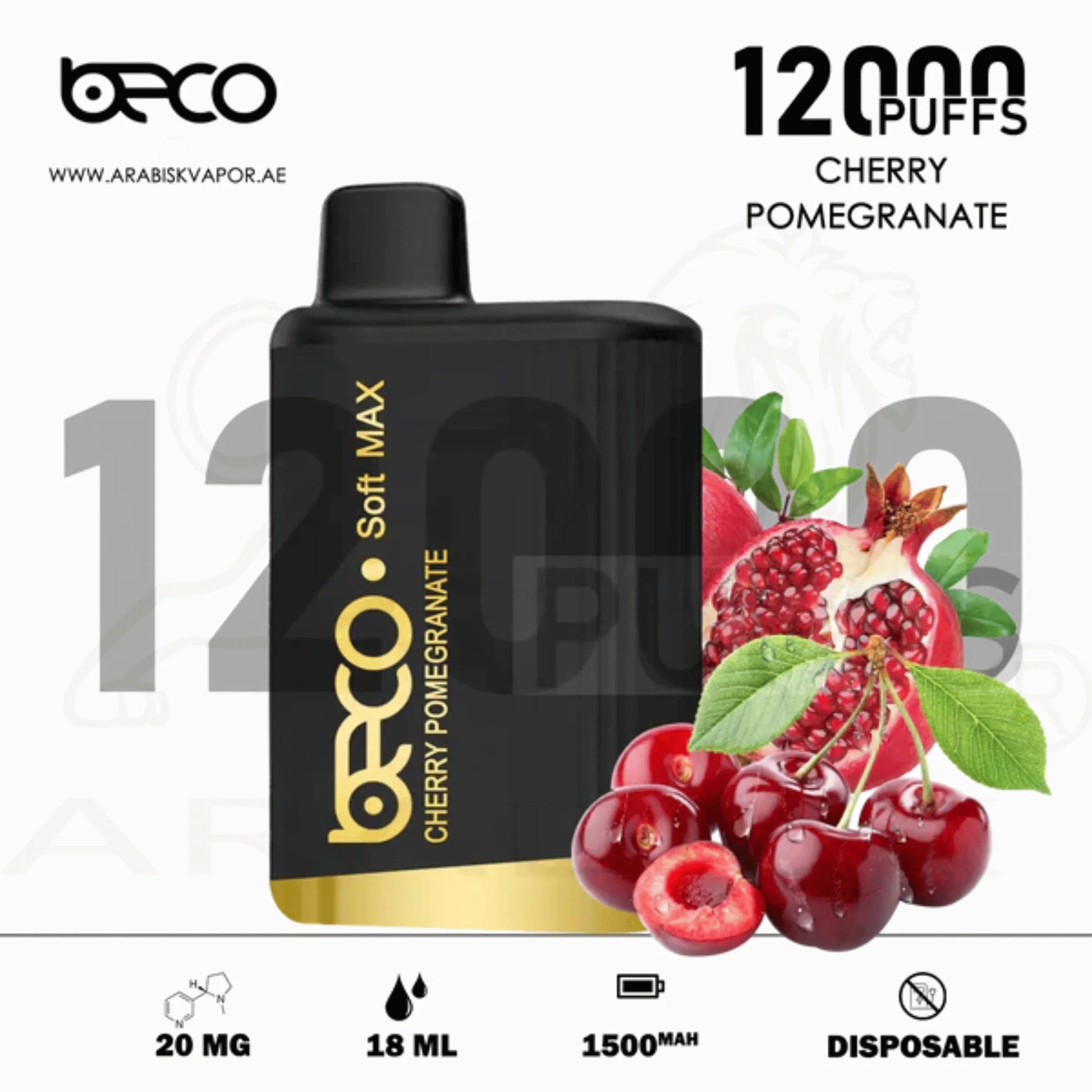BECO-SOFT-MAX-12000-PUFFS