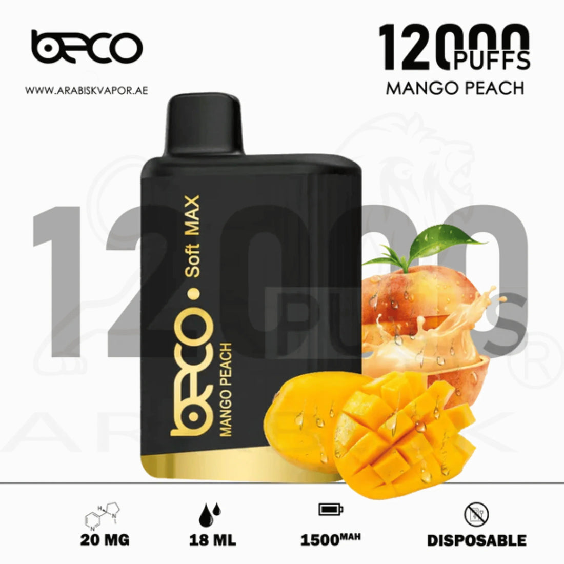 BECO-SOFT-MAX-12000-PUFFS