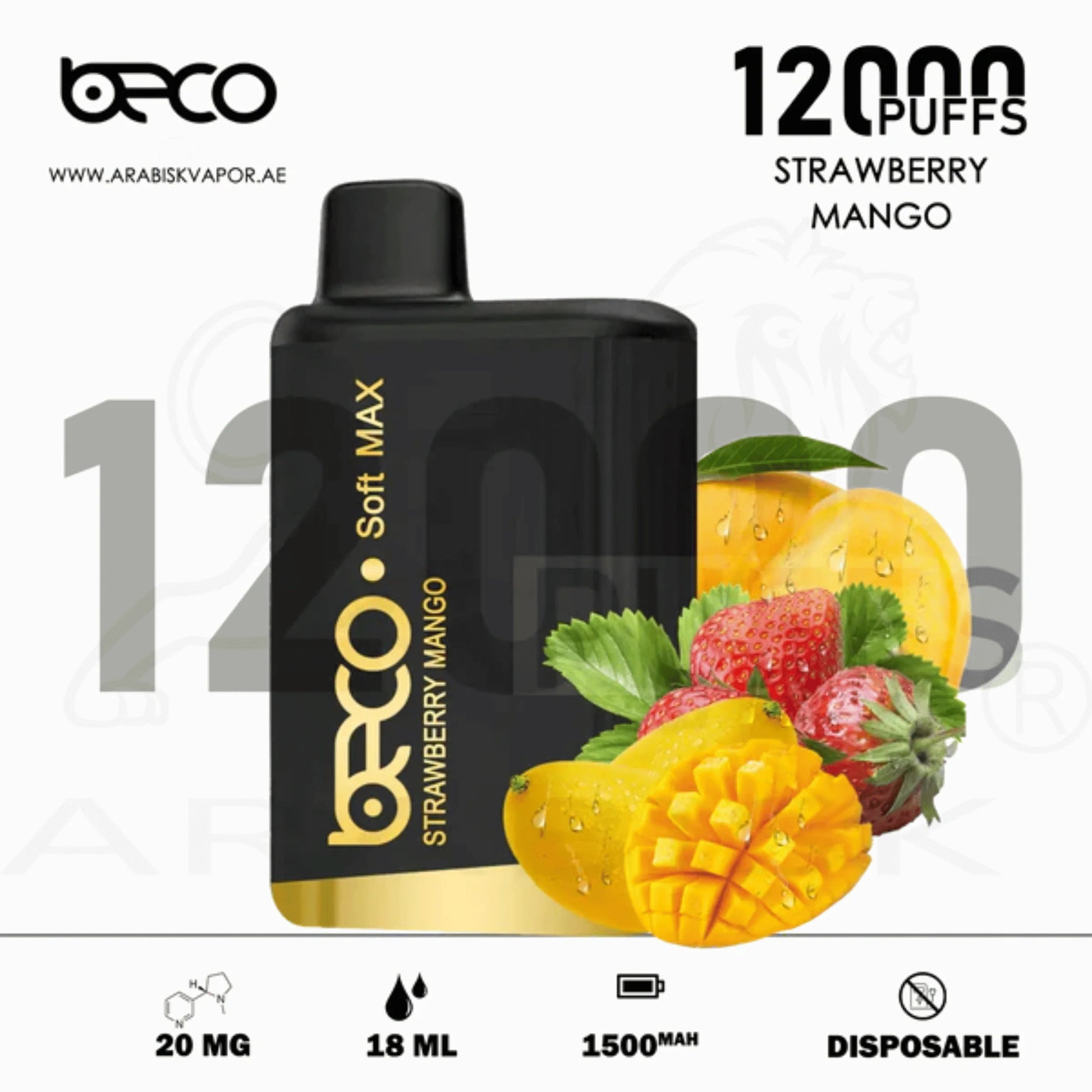 BECO-SOFT-MAX-12000-PUFFS