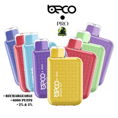 Best BECO Pro 6000 Puffs Disposable Vape in Dubai, UAE 