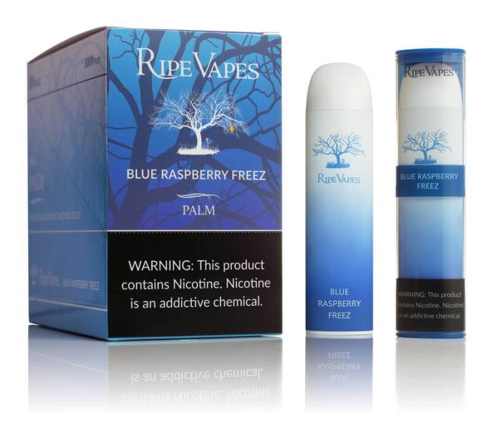 RIPE VAPES PALM DISPOSABLE 3000 PUFFS 20MG RECHARGEABLE VAPE