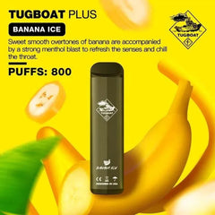  Banana ice - Tugboat Plus 800 Puffs Disposable Vape in Dubai, UAE 