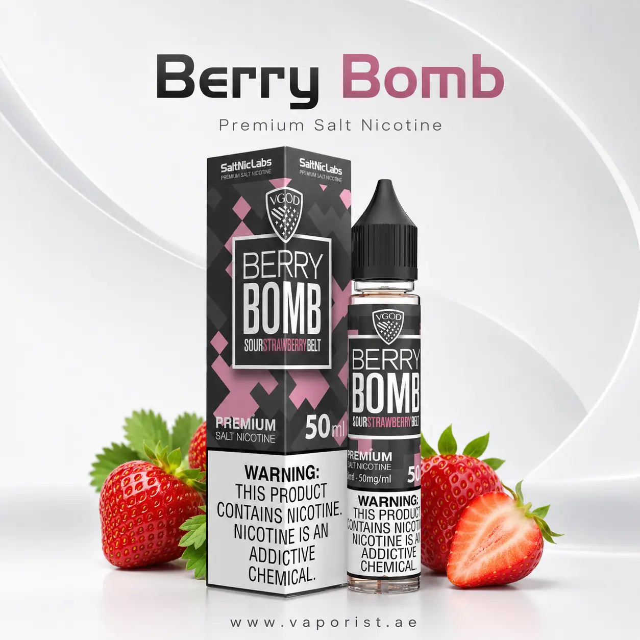 Berry Bomb premium salt nicotine e-liquid 50ml