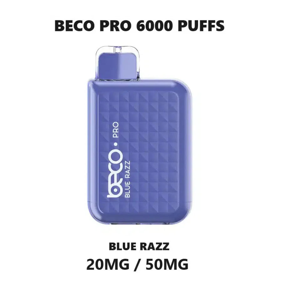 Blue Razz - BECO Pro 6000 Puffs Disposable Vape in Dubai, UAE 