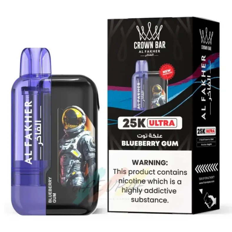 Blueberry Gum - Al Fakher 25K Ultra 25000 Puffs Disposable Vape in Dubai, UAE