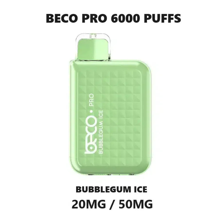 Bubble Gum Ice - BECO Pro 6000 Puffs Disposable Vape in Dubai, UAE