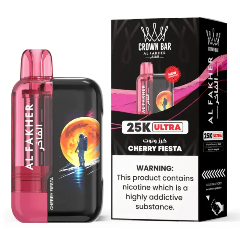 Cherry Fiesta - Al Fakher 25K Ultra 25000 Puffs Disposable Vape in Dubai, UAE