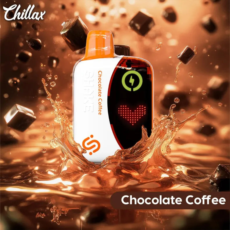 Chocolate Coffee - Chillax Shake 22000 Puffs Disposable Vape 50mg in Dubai, UAE