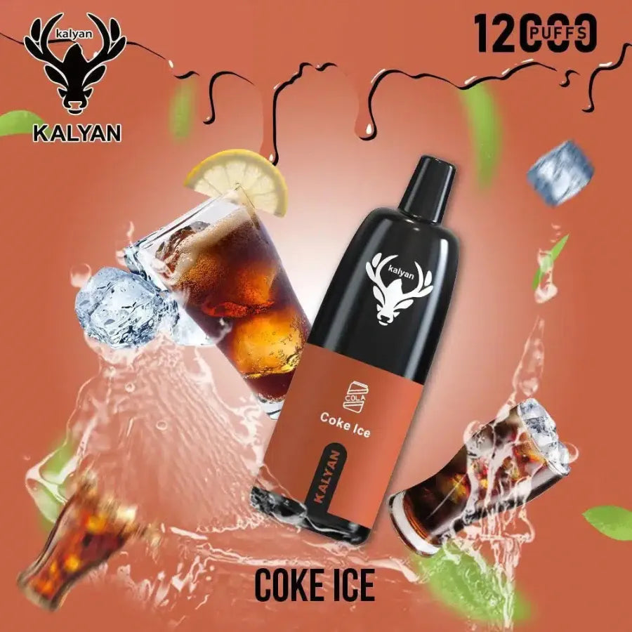 Coke Ice  - Kalyan Pro 12000 Puffs Disposable Vape 50mg in Dubai, UAE