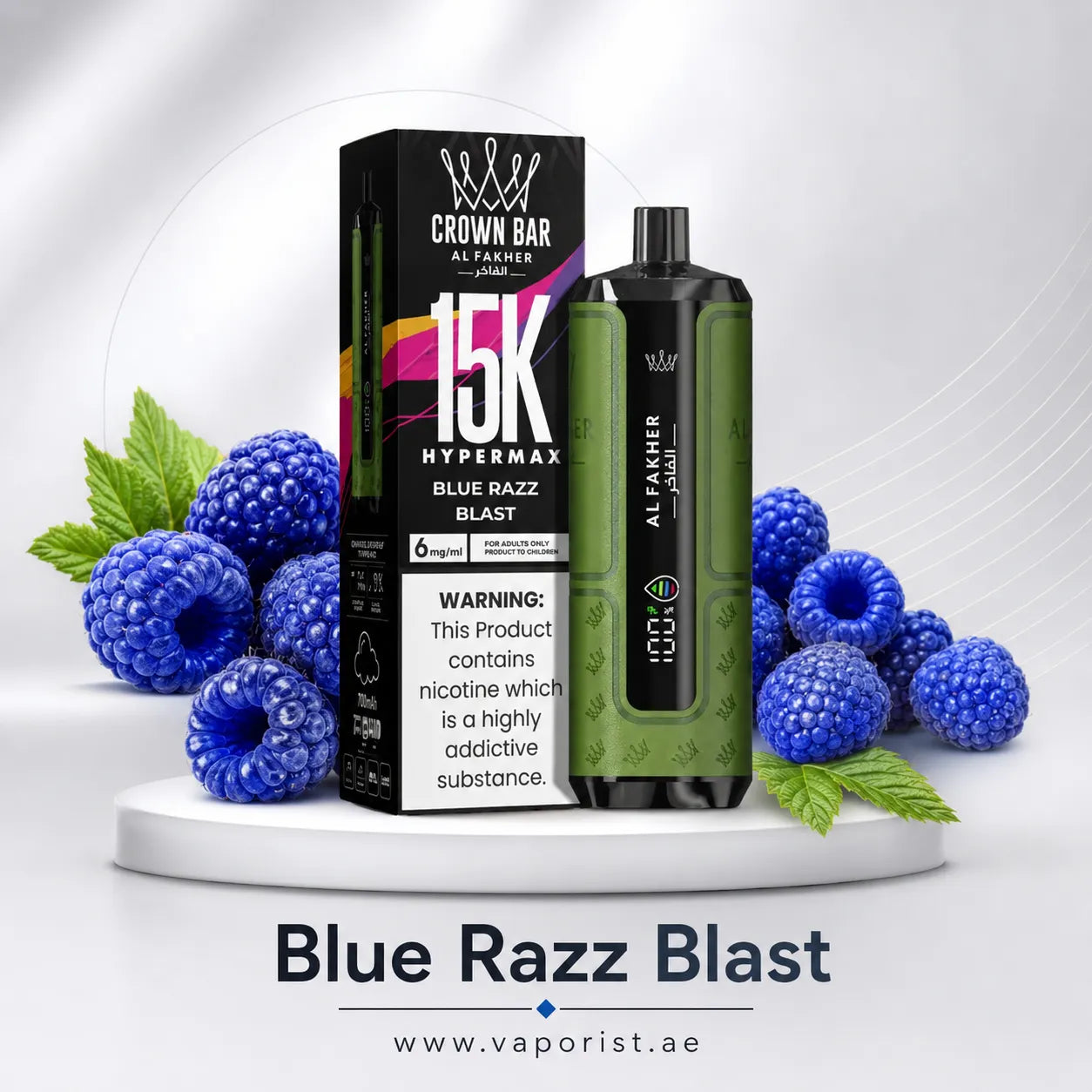 Crown Bar Al Fakher 40000 Puffs in UAE