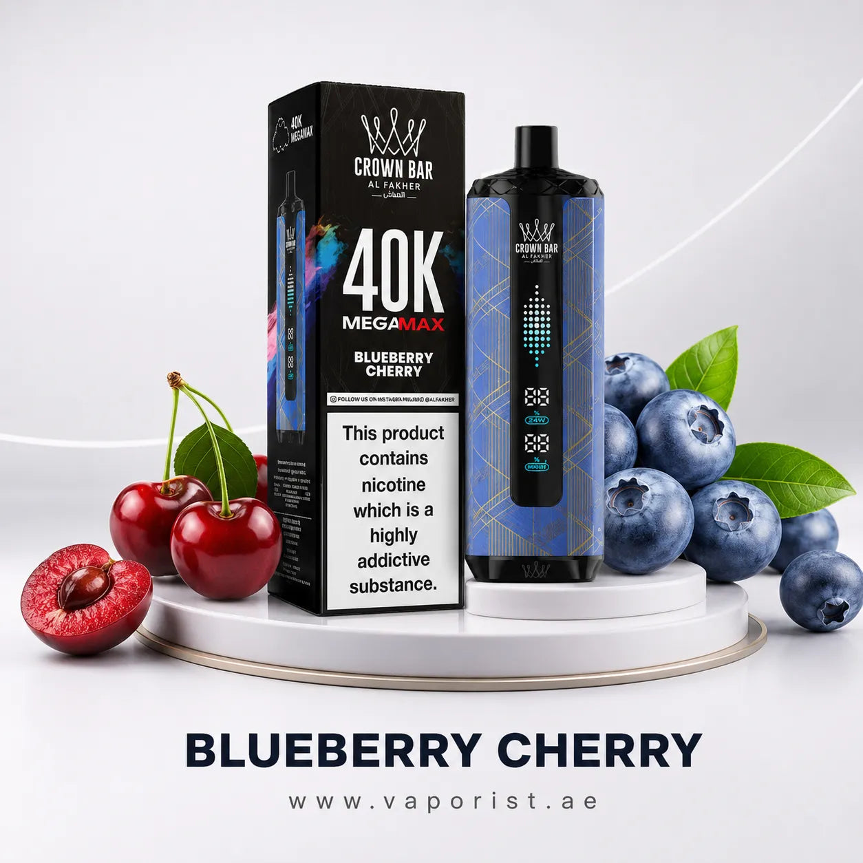 Crown Bar Al Fakher 40000 Puffs in UAE