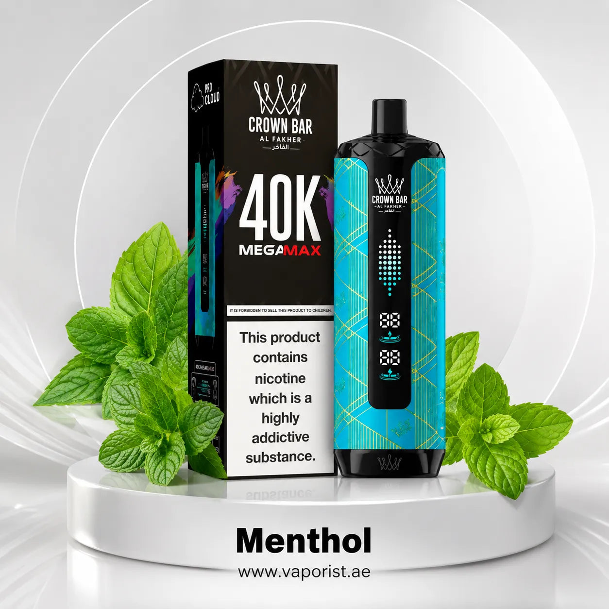 Crown Bar Al Fakher 40000 Puffs in UAE