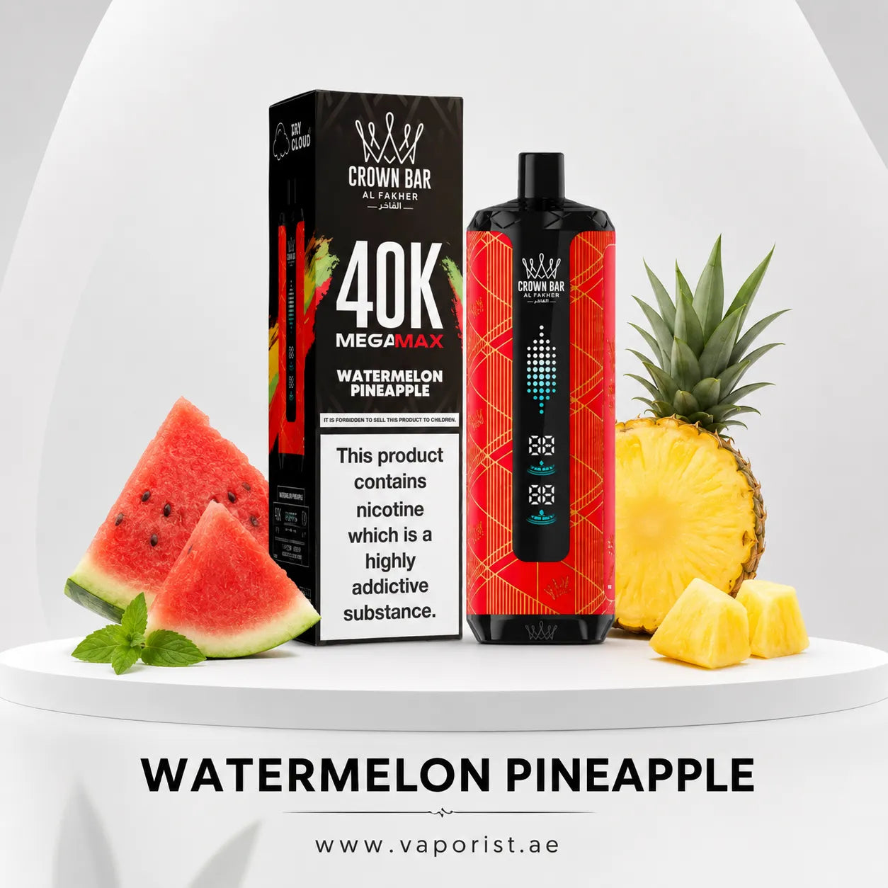 Crown Bar Al Fakher 40000 Puffs in UAE