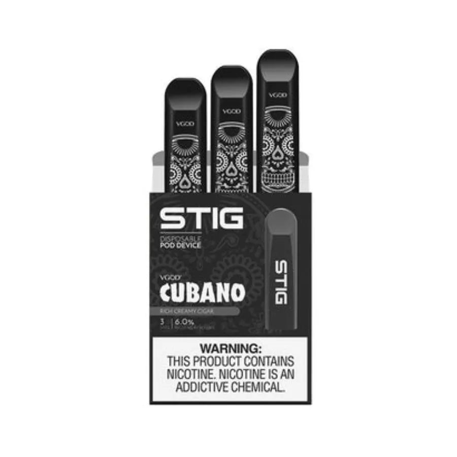 Cubano -  VGOD STIG 60mg Nicotine Disposable Vape in Dubai, UAE 