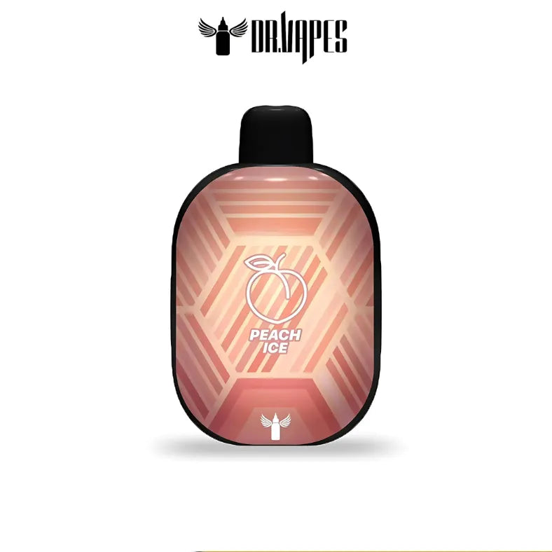 Peach Ice - DR. VAPES PANTHER BAR 5500 PUFFS DISPOSABLE VAPE IN DUBAI UAE