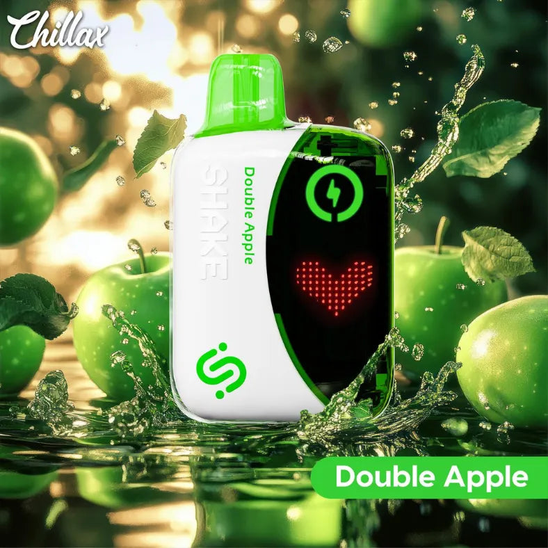 Double Apple - Chillax Shake 22000 Puffs Disposable Vape 50mg in Dubai, UAE