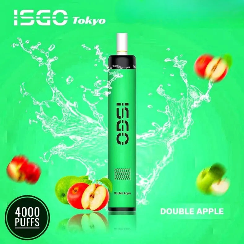 Double Apple  - ISGO Tokyo 4000 Puffs Disposable Vape in Dubai, UAE
